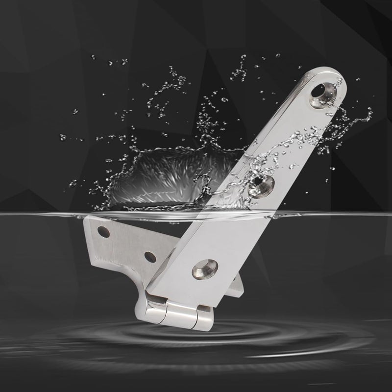 Laorde 316 Stainless Steel T Hinges Marine Grade Heavy Duty Boat Hatch Hinge Casting Cabinet Hardware Door Hinge with Screws - Image 5